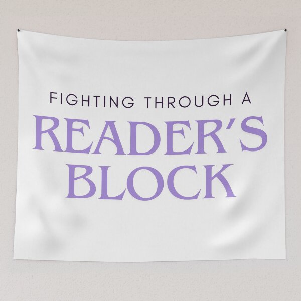 Item preview, I'm fighting through a reader's block designed and sold by ellosmedicenale.