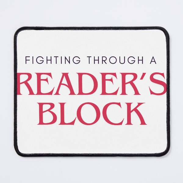 Item preview, I'm fighting through a reader's block designed and sold by ellosmedicenale.