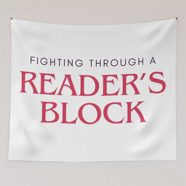 Item preview, I'm fighting through a reader's block designed and sold by ellosmedicenale.