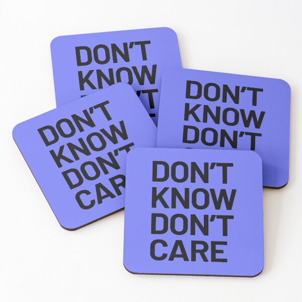 Item preview, Dont Know Dont Care - Not My Problem - Anti Social Quote designed and sold by WIZECROW.