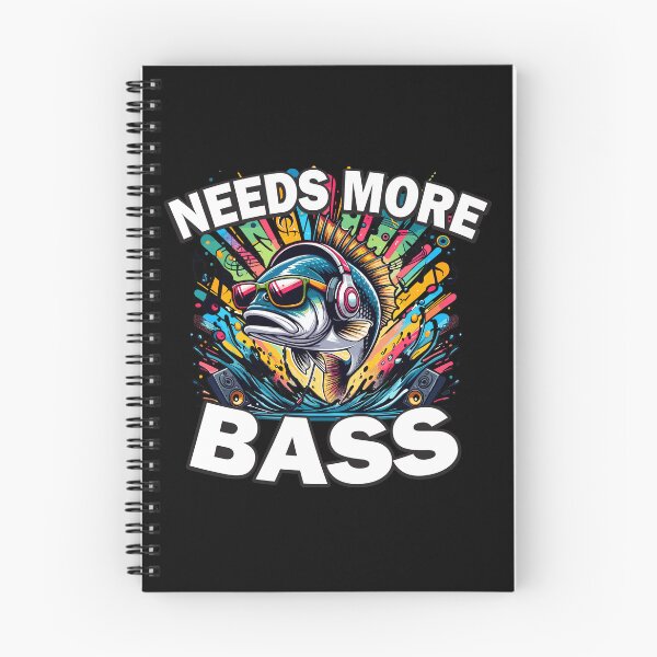 Item preview, Needs More Bass Funny Fish Pun designed and sold by SubtleSplit.