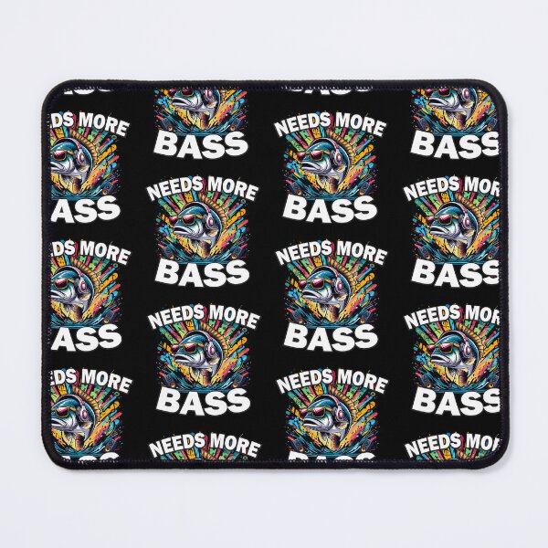 Item preview, Needs More Bass Funny Fish Pun designed and sold by SubtleSplit.