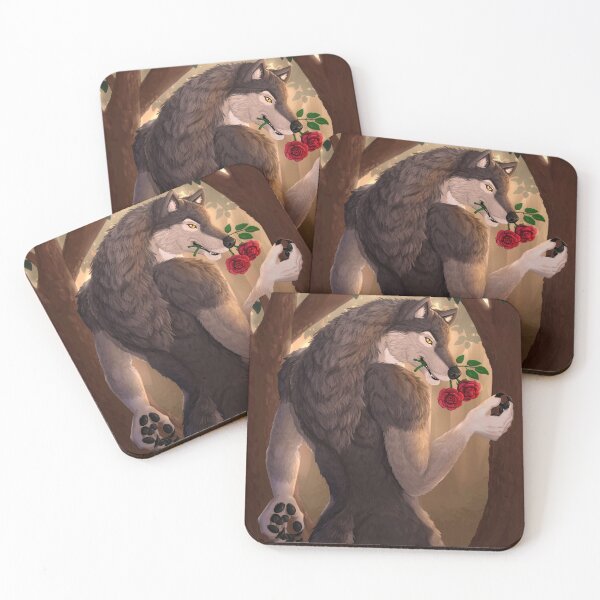 Item preview, The Wolf with the Red Roses designed and sold by AubrietaRose.