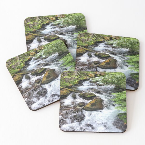 Item preview, Top of Whatcom Falls designed and sold by rebecca-rabbbit.