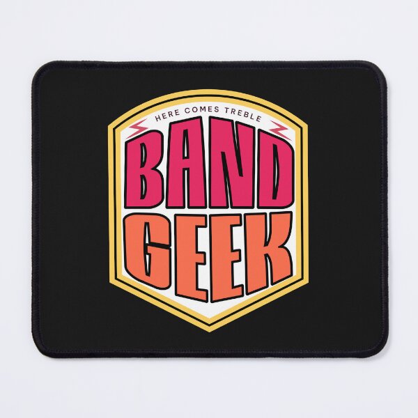Item preview, Band Geek Pink and Orange designed and sold by MyPetMinotaur.