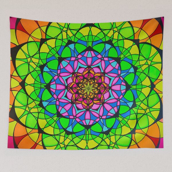 Item preview, Kaleidoscope Mandala Horizontal designed and sold by CheriRose1.