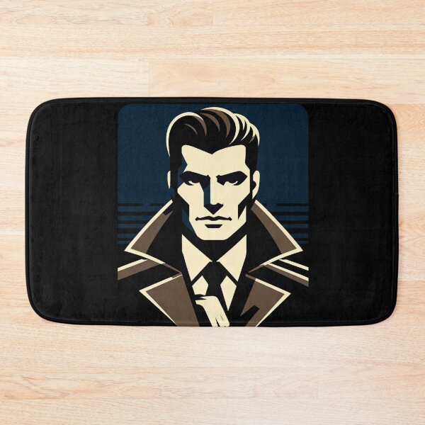 Item preview, Mysterious Vigilante: Noir Hero Vector Portrait designed and sold by SandersDesign.