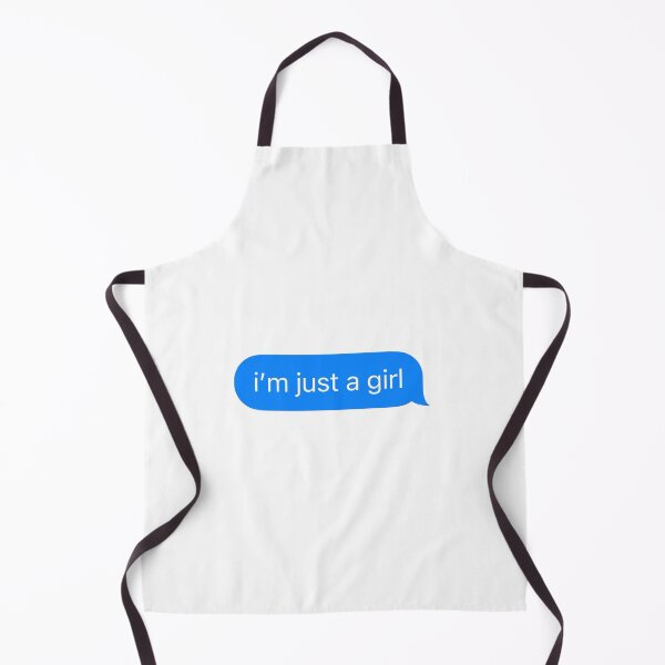 Item preview, i’m just a girl text designed and sold by maemcgonigal.