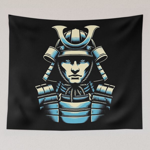 Item preview, Brave Warrior: Minimalist Samurai Line Art designed and sold by SandersDesign.
