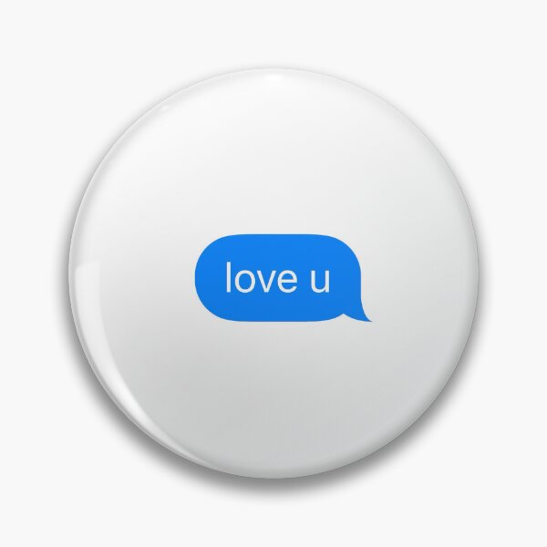 Item preview, love u text message  designed and sold by maemcgonigal.