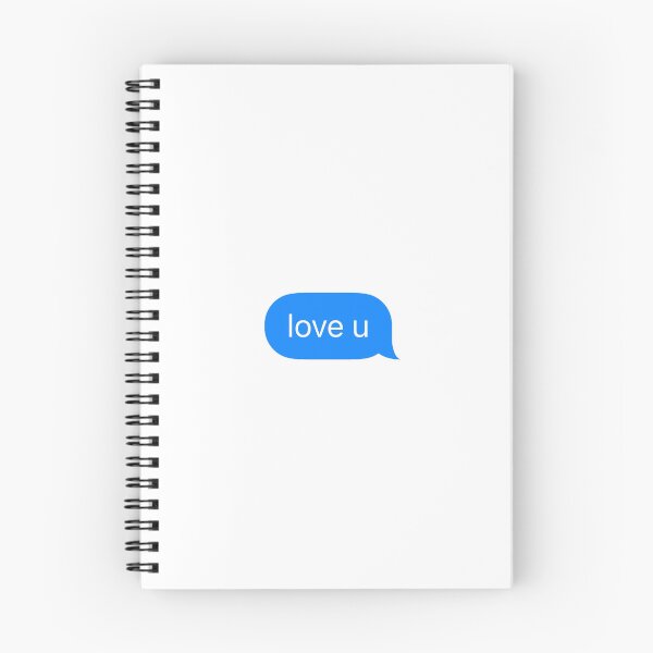 Item preview, love u text message  designed and sold by maemcgonigal.
