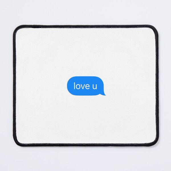 Item preview, love u text message designed and sold by maemcgonigal.