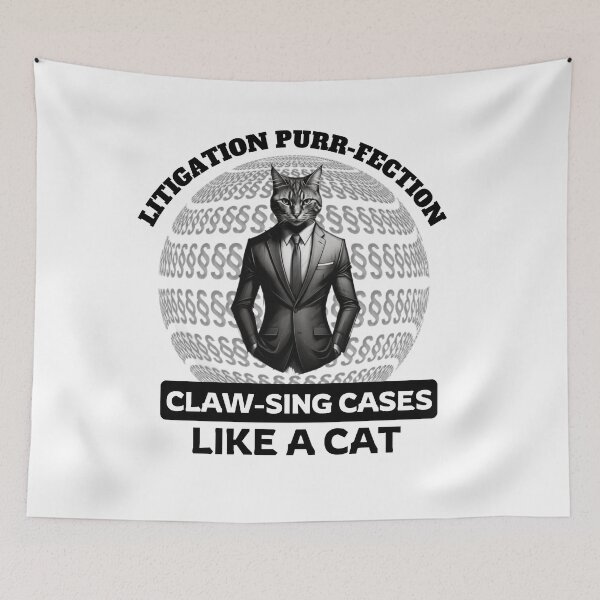 Item preview, Legal Feline Elegance: Litigation Purr-fection designed and sold by Hungry-Murphy.