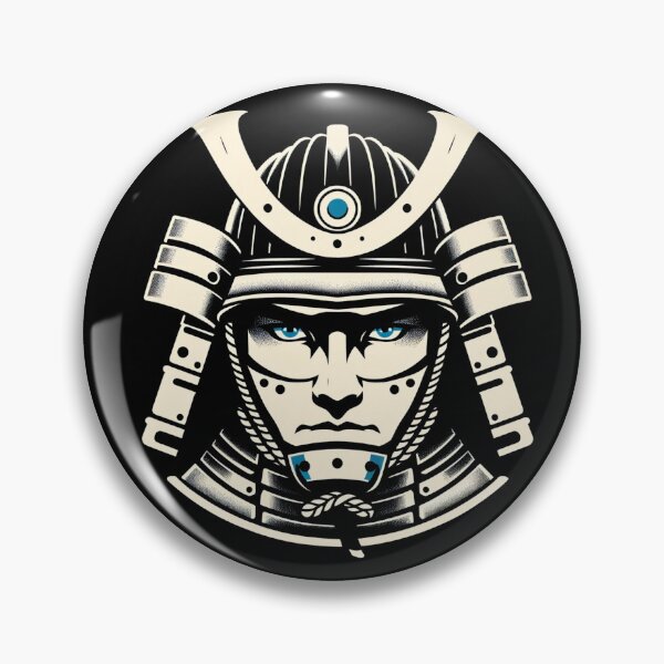 Item preview, Samurai Spirit: Blue-Eyed Warrior Vector Art designed and sold by SandersDesign.