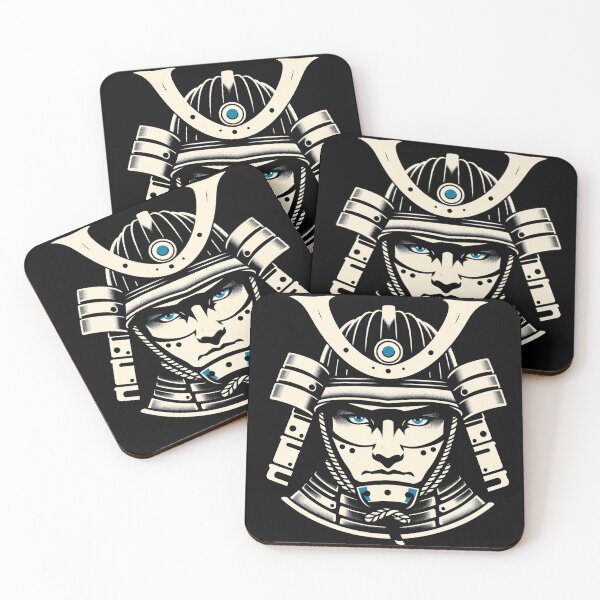 Item preview, Samurai Spirit: Blue-Eyed Warrior Vector Art designed and sold by SandersDesign.
