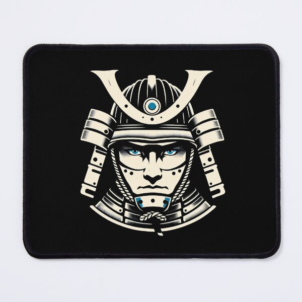 Item preview, Samurai Spirit: Blue-Eyed Warrior Vector Art designed and sold by SandersDesign.