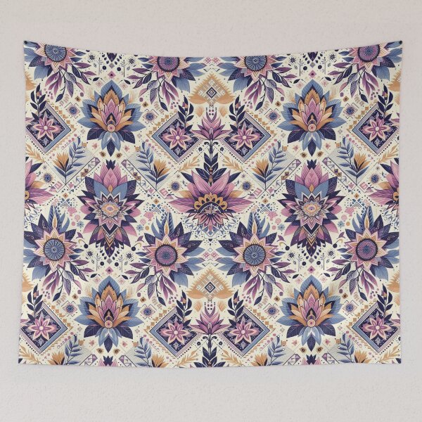 Item preview, Bohemian Bed Cover Pattern  designed and sold by Myra365Art.