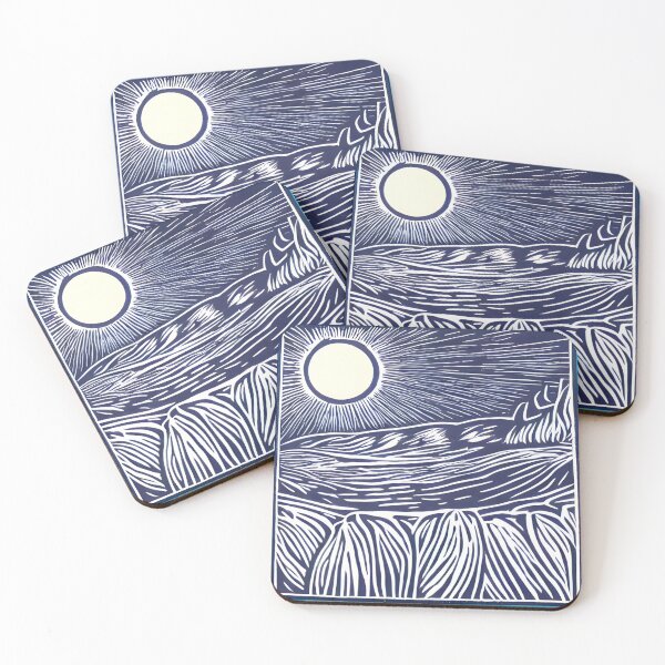 Item preview, Landscape linocut designed and sold by FemmeDeTale.
