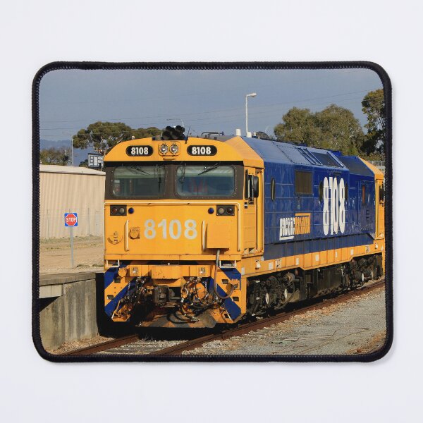 Item preview, Train locomotive engine, blue & yellow designed and sold by FranWest.