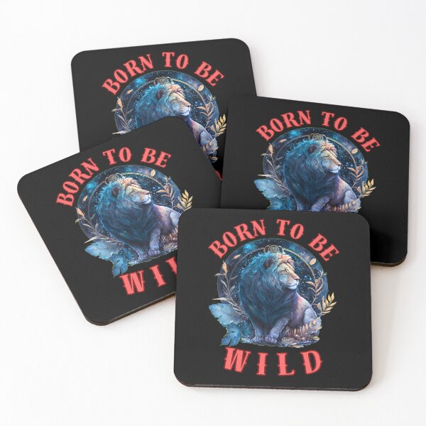 Item preview, Born To Be Wild. leo astrology designed and sold by ZodiacWonders.