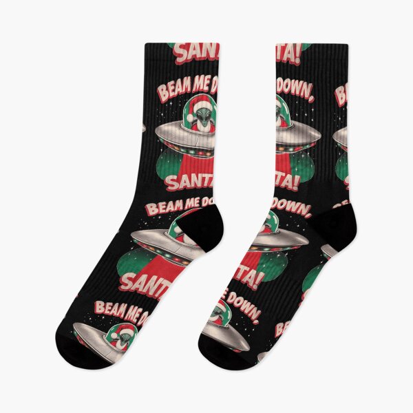 Item preview, Beam Me Down Santa Alien Claus Christmas designed and sold by SubtleSplit.