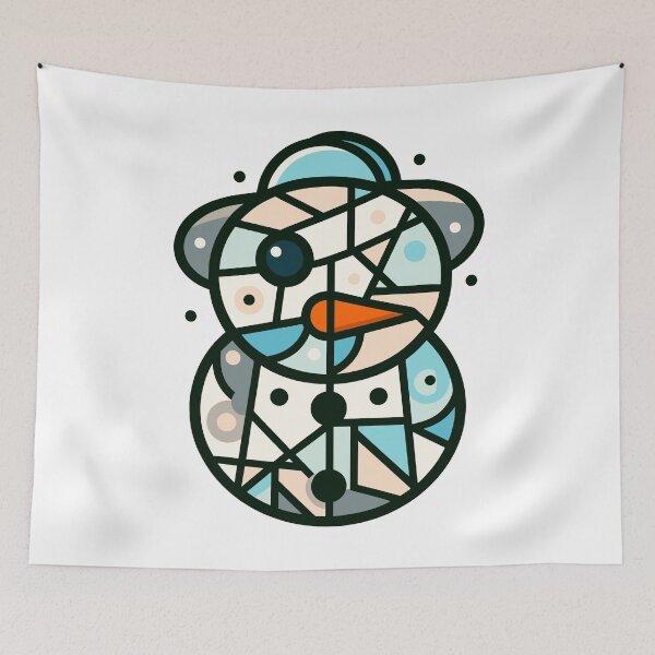 Item preview, Portrait of Snowman  designed and sold by Ikibrai.