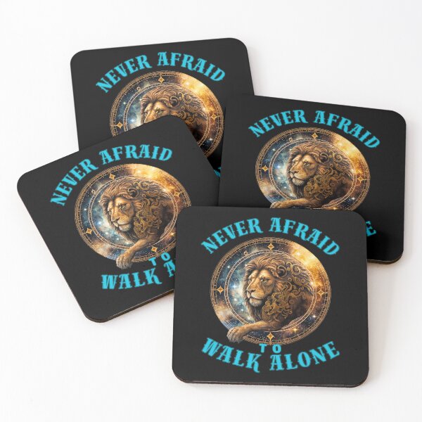 Item preview, Never Afraid To Walk Alone. leo birthday designed and sold by ZodiacWonders.