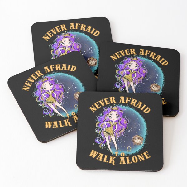 Item preview, Never Afraid To Walk Alone. leo month designed and sold by ZodiacWonders.