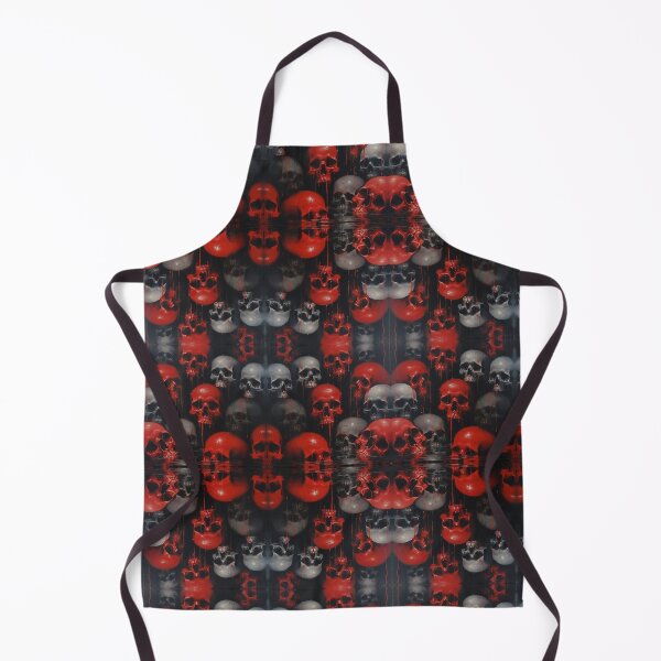 Item preview, Red And Grey Skull Pattern designed and sold by asaroberson.