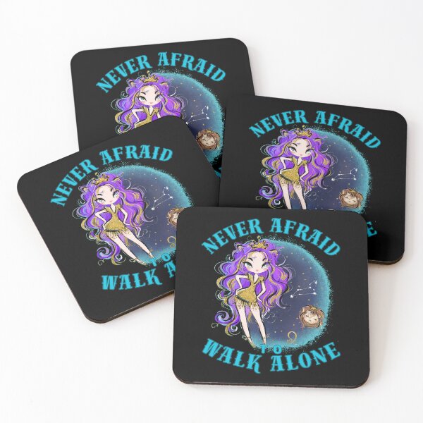 Item preview, Never Afraid To Walk Alone. leo season designed and sold by ZodiacWonders.