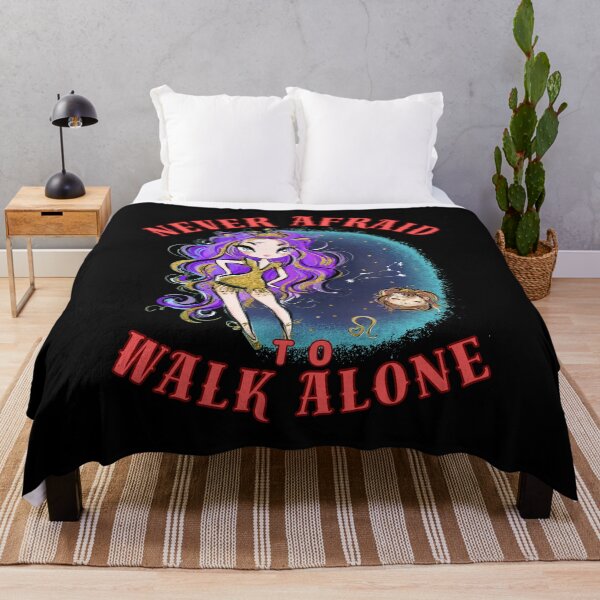 Item preview, Never Afraid To Walk Alone. leo lovers designed and sold by ZodiacWonders.