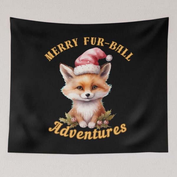 Item preview, Merry Fur-Ball Adventures. fox lover designed and sold by FoxVibes.