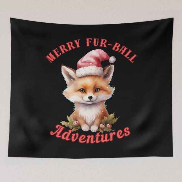 Item preview, Merry Fur-Ball Adventures. fox head designed and sold by FoxVibes.