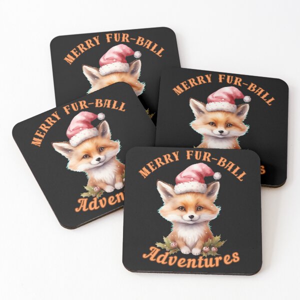 Item preview, Merry Fur-Ball Adventures. fox portrait designed and sold by FoxVibes.