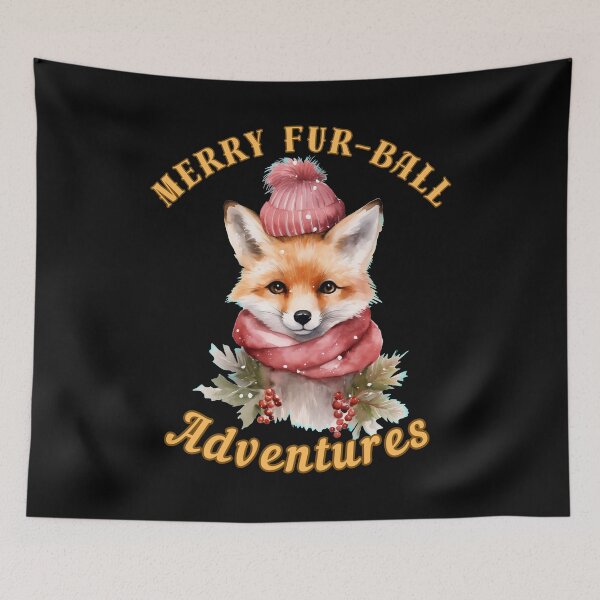 Artikelvorschau, Fröhliche Pelzball-Abenteuer. Fuchsspruch entworfen und verkauft von FoxVibes.