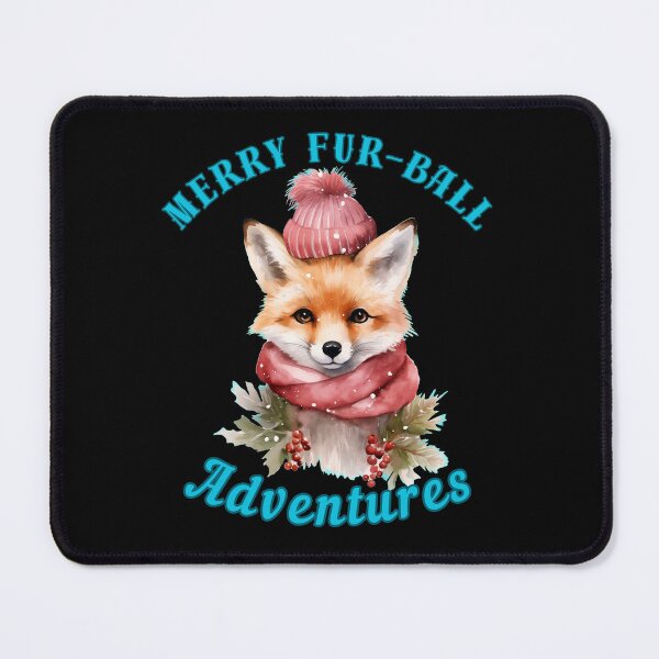 Item preview, Merry Fur-Ball Adventures. snow fox designed and sold by FoxVibes.