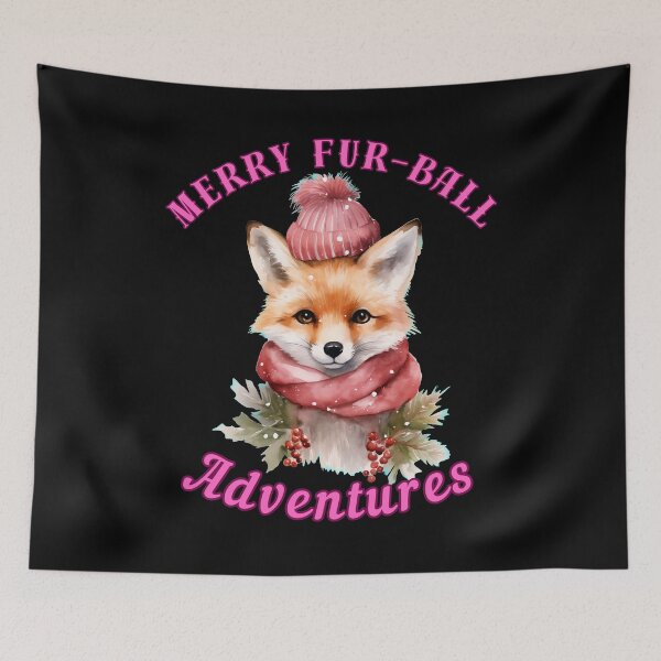 Item preview, Merry Fur-Ball Adventures. fox foxes designed and sold by FoxVibes.