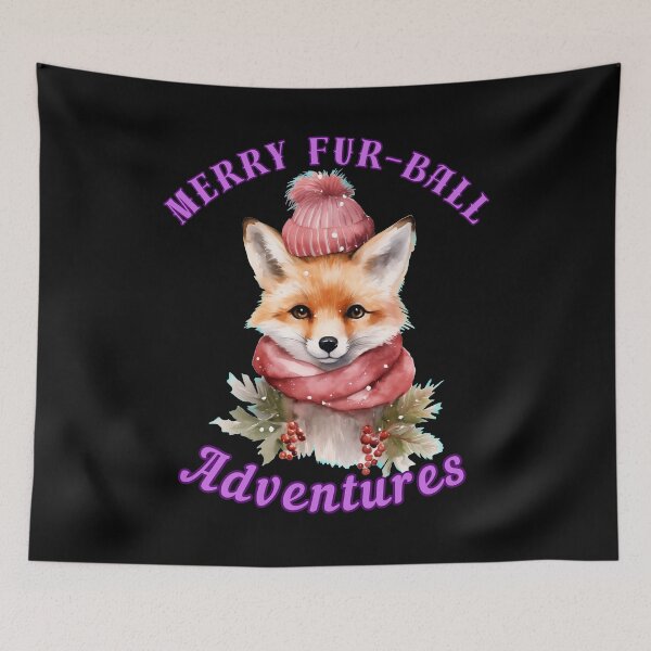 Item preview, Merry Fur-Ball Adventures. fox boho designed and sold by FoxVibes.