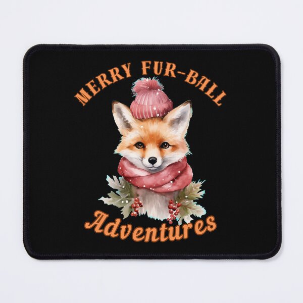 Item preview, Merry Fur-Ball Adventures. fox watercolor designed and sold by FoxVibes.