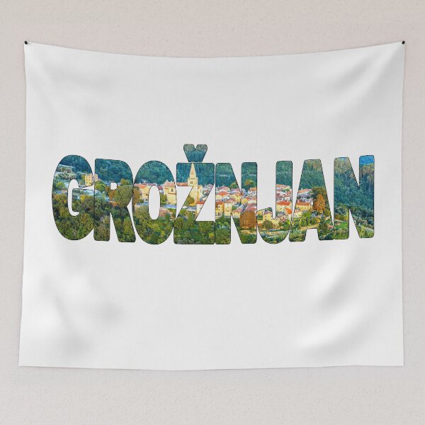 Item preview, GROŽNJAN - Croatia Hilltop Town Golden Light designed and sold by Adam Gormley.