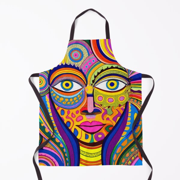 Artikelvorschau, Psychedelische Hippie-Küken-Kreativkunst entworfen und verkauft von TheDarkWardrobe.