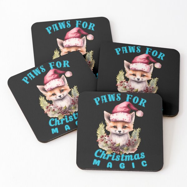 Item preview, Paws for Christmas Magic. fox face designed and sold by FoxVibes.