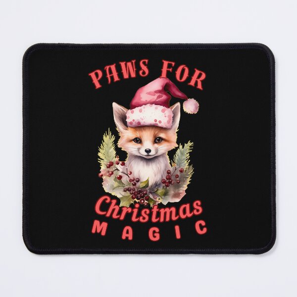 Item preview, Paws for Christmas Magic. fox head designed and sold by FoxVibes.