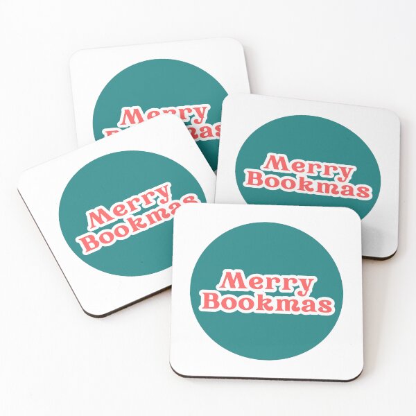 Item preview, Merry Bookmas, (circle version), bookish holidays, bookish holiday, book readers, bookish Christmas  designed and sold by BlossomAndLily.