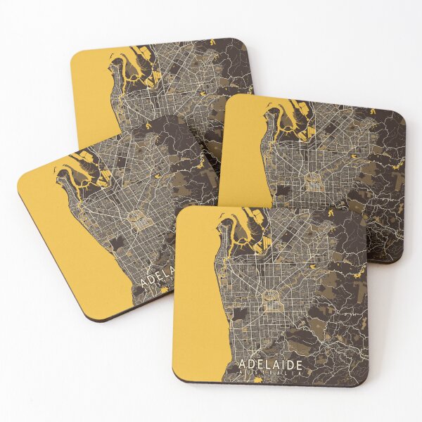Item preview, Adelaide City Map of Australia - Pastel designed and sold by deMAP.