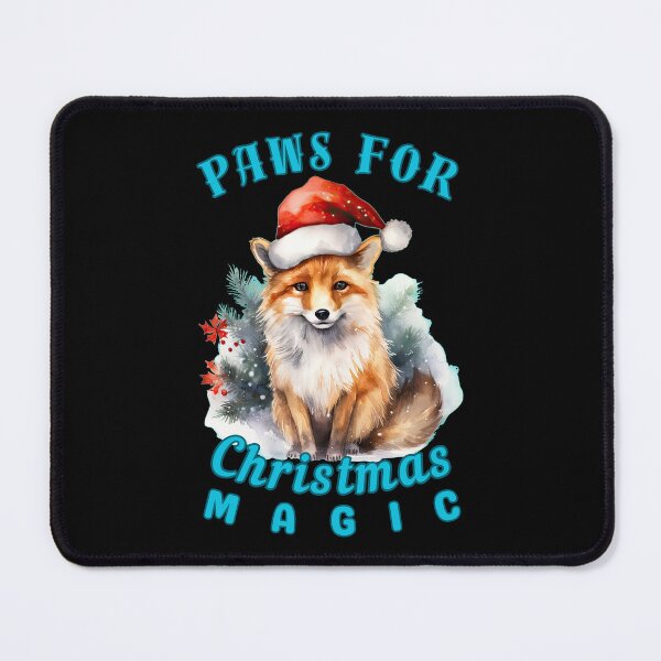 Item preview, Paws for Christmas Magic. snow fox designed and sold by FoxVibes.