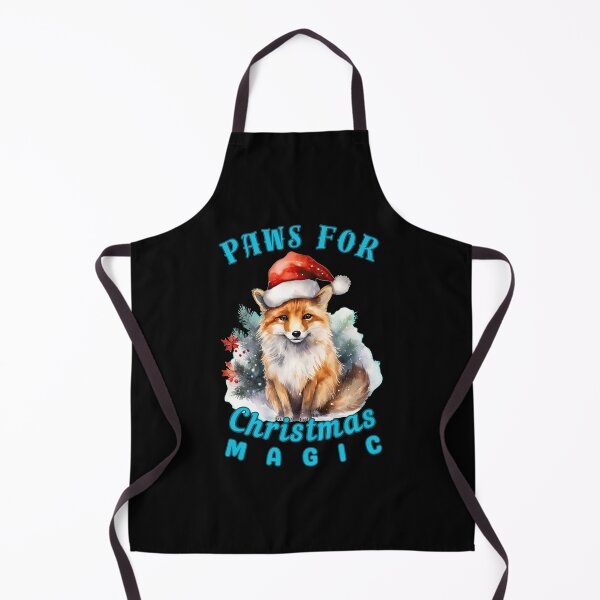 Item preview, Paws for Christmas Magic. snow fox designed and sold by FoxVibes.