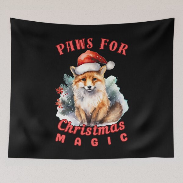 Item preview, Paws for Christmas Magic. fox owner designed and sold by FoxVibes.