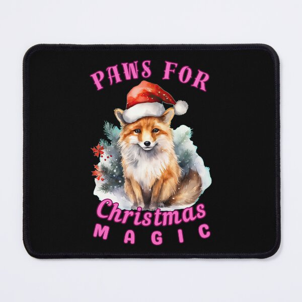 Item preview, Paws for Christmas Magic. fox foxes designed and sold by FoxVibes.