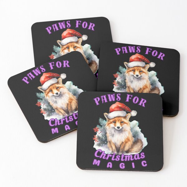 Item preview, Paws for Christmas Magic. fox boho designed and sold by FoxVibes.
